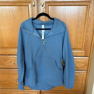Lululemon Blue Half-Zip Hoodie. NEW